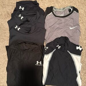 (6) Under Armour Tops Compression
